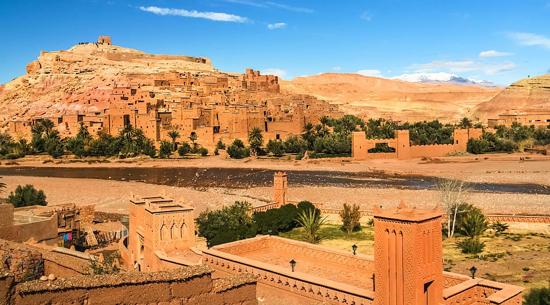 Historic fortified village Ait-Ben-Haddou in Morocco