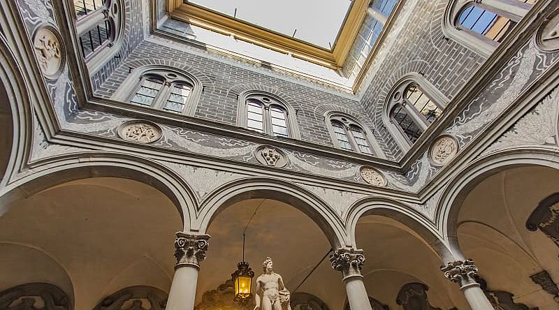 Palazzo Medici Riccardi interior in Florence, Italy Palazzo Medici Riccardi interior in Florence, Italy
