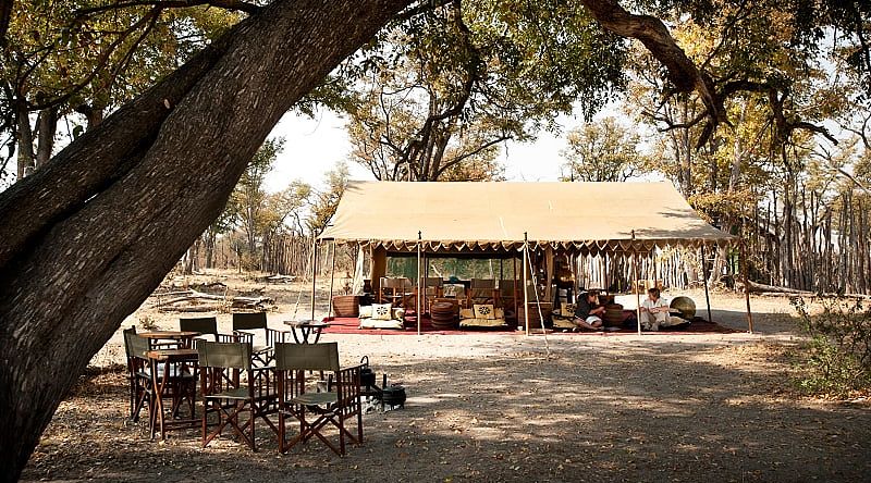 Selinda Explorer's Camp in Botswana. Photo courtesy Great Plains Conserevation Selinda Explorer's Camp in Botswana