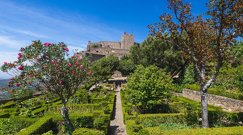 Fortress and gardens in Marvao, Portugal