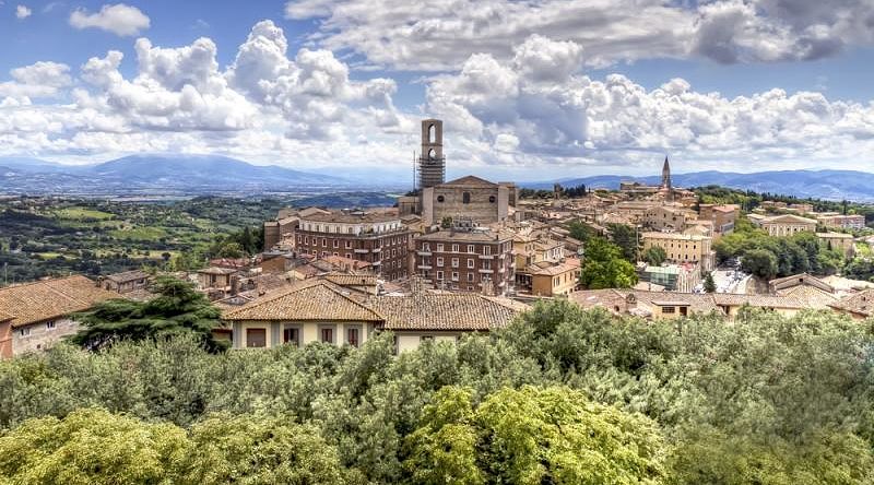 View of Perugia in Umbria, Italy View of Perugia in Umbria, Italy