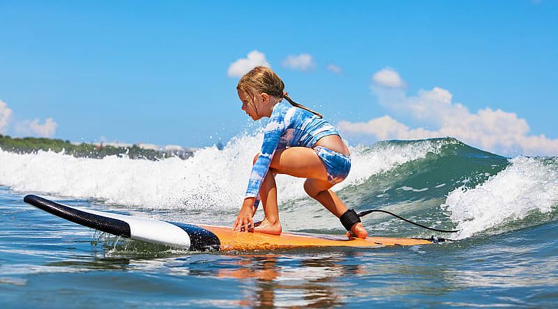 Young surfer in Australia
