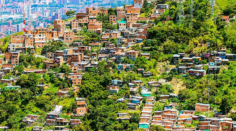 The city of Medellin, Colombia The city of Medellin, Colombia