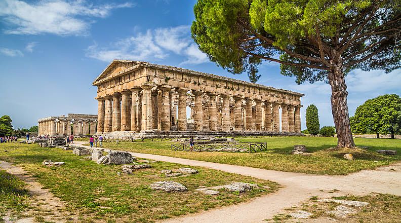 Temples of Paestum, archeological area in Italy