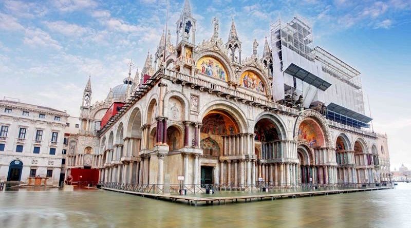 Saint Mark's Basilica in Venice, Italy.