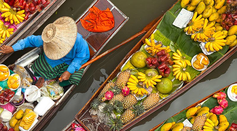 Floating market in Bangkok, Thailand Floating market in Bangkok, Thailand