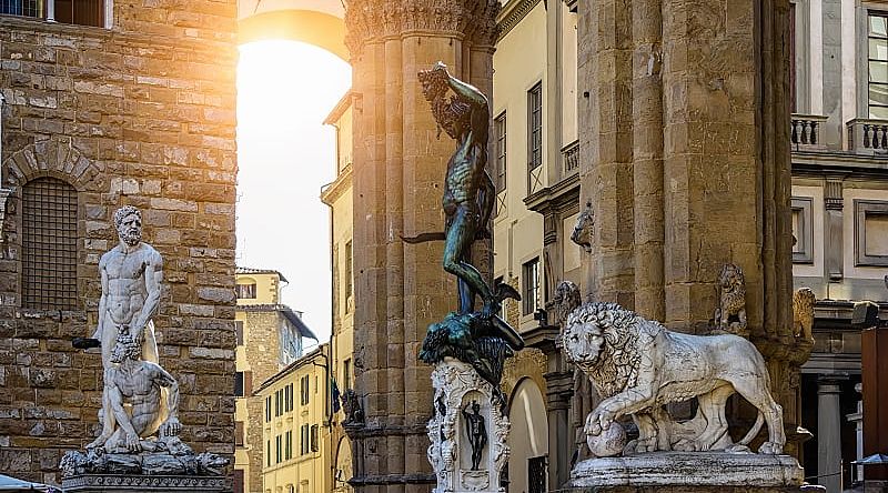 Explore the streets of Renaissance Florence, Palazzo Vecchio.