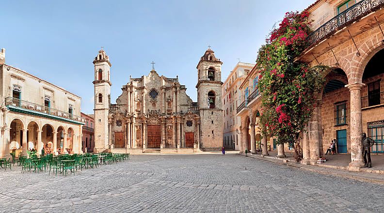 San Cristobal Cathedral in Havana, Cuba