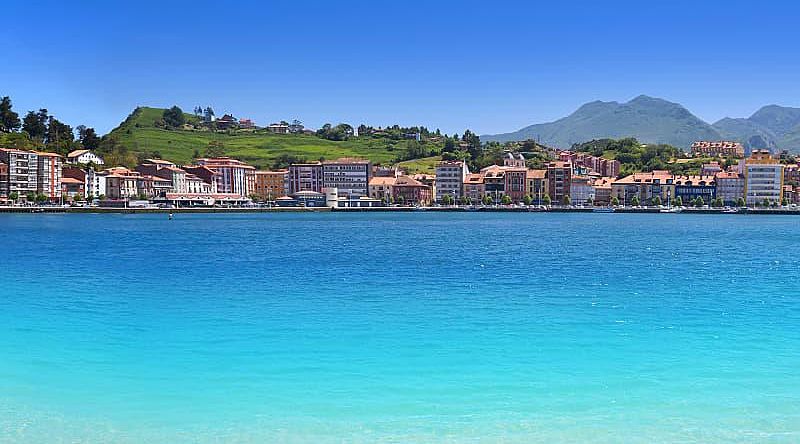 Ribadesella coast in Spain.