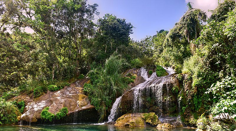 El Nicho waterfalls in Cuba El Nicho waterfalls in Cuba