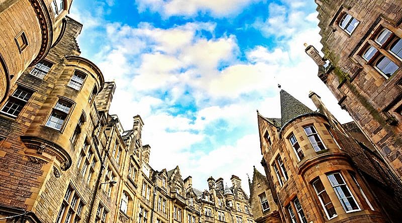 Old town Edinburgh in Scotland Old town Edinburgh in Scotland