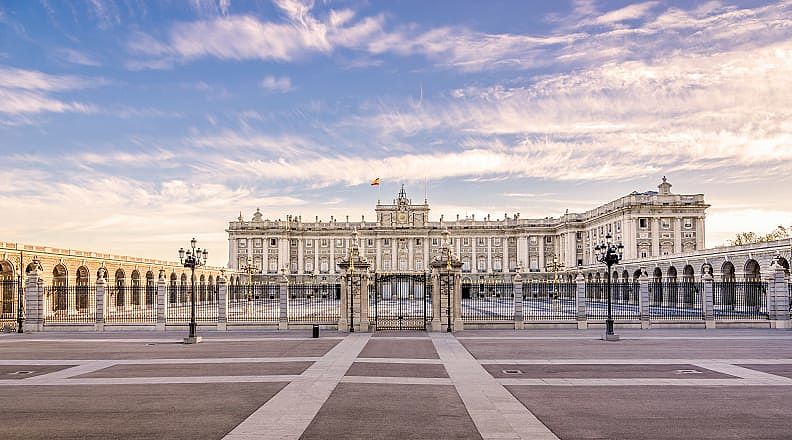 The Royal Palace in Madrid, Spain