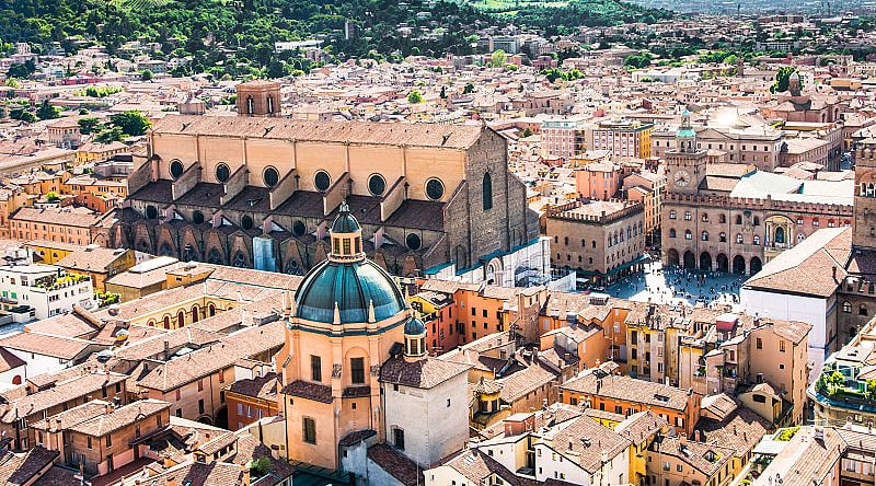 Walk through the historic city of Bologna to see one of the oldest universities in Europe