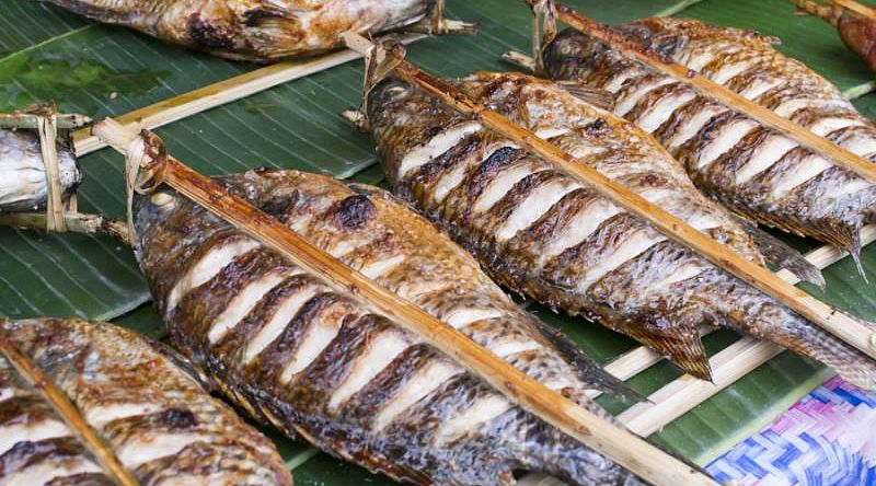 Street food in Laos.