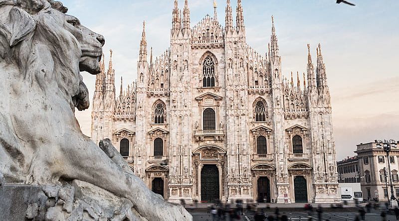 The Duomo in Milan, Italy. The Duomo in Milan, Italy.