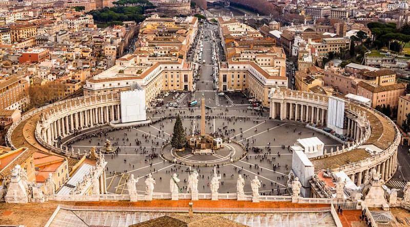 Vatican aerial view, Rome, Italy Vatican aerial view, Rome, Italy