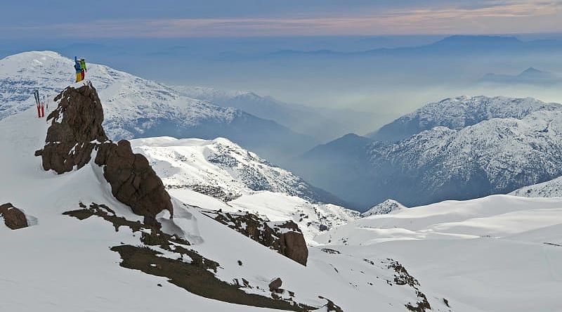 Photo courtesy Valle Nevado Ski Resort Skiing at Valle Nevado in Chile.