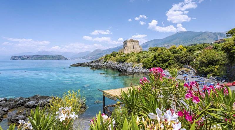 Gorgeous view of the Calabria, Italy coastline Gorgeous view of the Calabria, Italy coastline