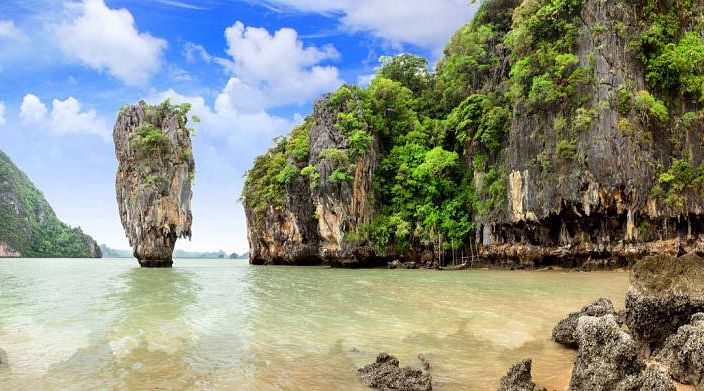 Phang Nga Bay in Thailand.