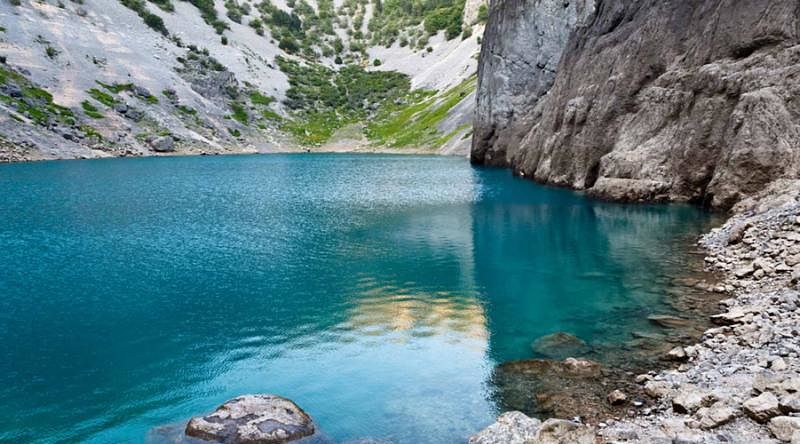 Blue lake in Split, Croatia. Blue lake in Split, Croatia.