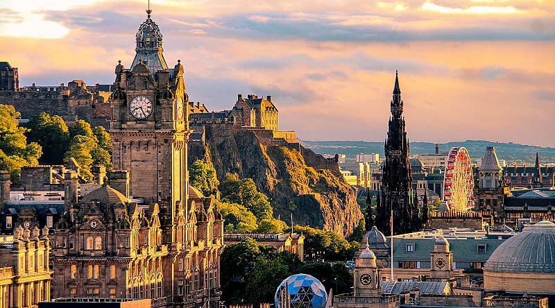 Skyline of Edinburgh, Scotland. Skyline of Edinburgh, Scotland.
