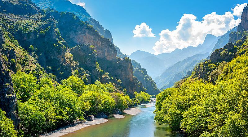 The mountains and forests of Zagori.