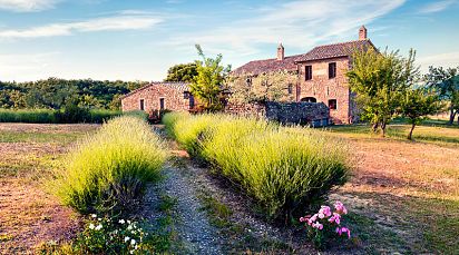 Italian countryside view in 2025