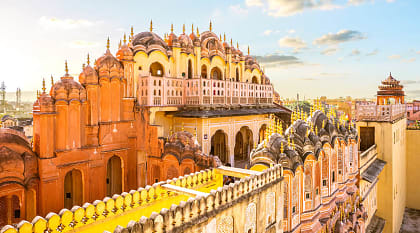 Hawa Mahal palace, Palace of the Winds, in Jaipur, Rajasthan