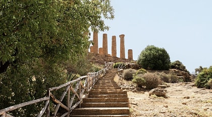 Temple of Juno in Sicily, Italy. 