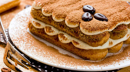Traditional Tiramisu cake