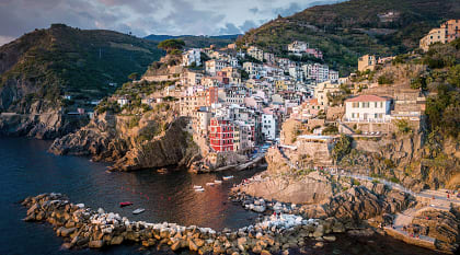 Riomaggiore, Cinque Terre, Italy. 