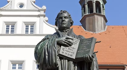 First Public Monument of Martin Luther, Wittenberg, Germany