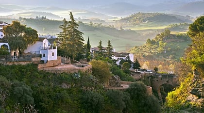 Tajo Gorge in Ronda, Spain 