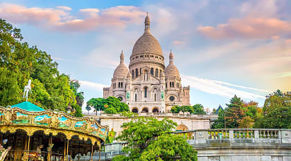 Sacre Coeur in Montmartre, Paris, France
