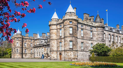 Palace of Holyroodhouse, residence of the Queen in Edinburgh. Palace of Holyroodhouse, residence of the Queen in Edinburgh.