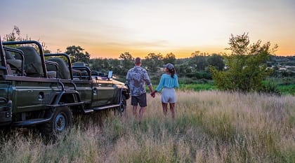 Couple at Hluhluwe-iMfolozi Game Reserve, South Africa