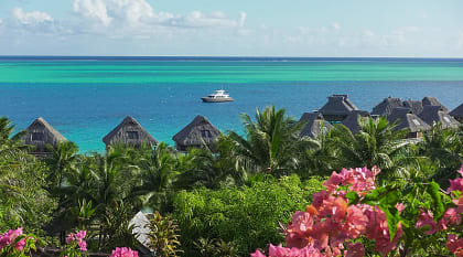 Bora Bora island in the French Polynesia