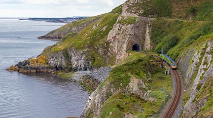 Bray coastline near Dublin in Irealand