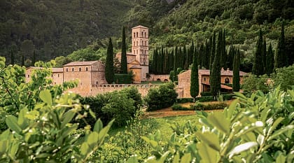 San Pietro in Valle Abbey in Valnerina, Umbria, Italy.