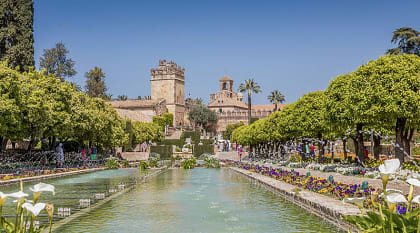 The magnificent Alcázar in Seville, Spain 