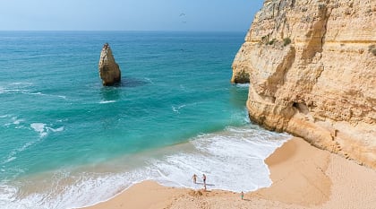 Carvalho beach in Algarve, Portugal