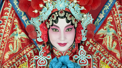 Opera actress in Beijing, China.