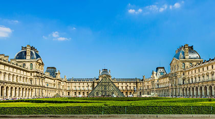 Louvre Museum in Paris, France