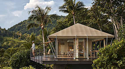 Luxury resort in Koh Samui Island in Thailand.