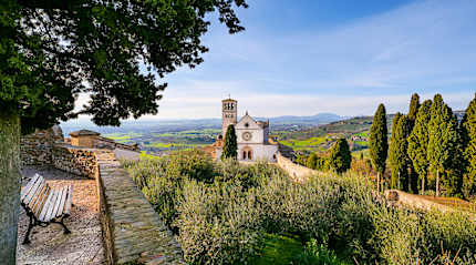 Medieval town of Assisi, in Umbria, Italy.