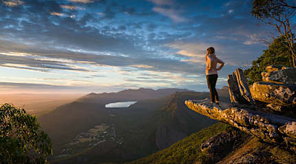 Dawn hiking in Grampians National Park, Victoria, Australia