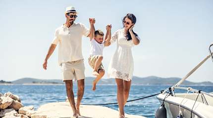Family on Vacation, Croatia. 