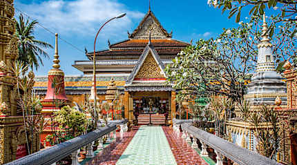 Wat Preah Prom Rath Temple in Cambodia