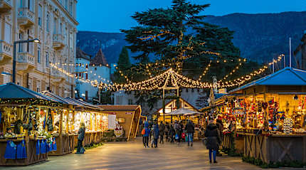 Christmas market in Merano, Italy