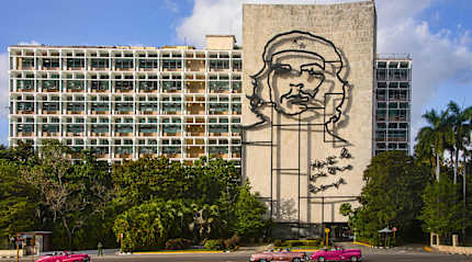 Che Guevara memorial at Plaza de la Revolucion in Havana, Cuba